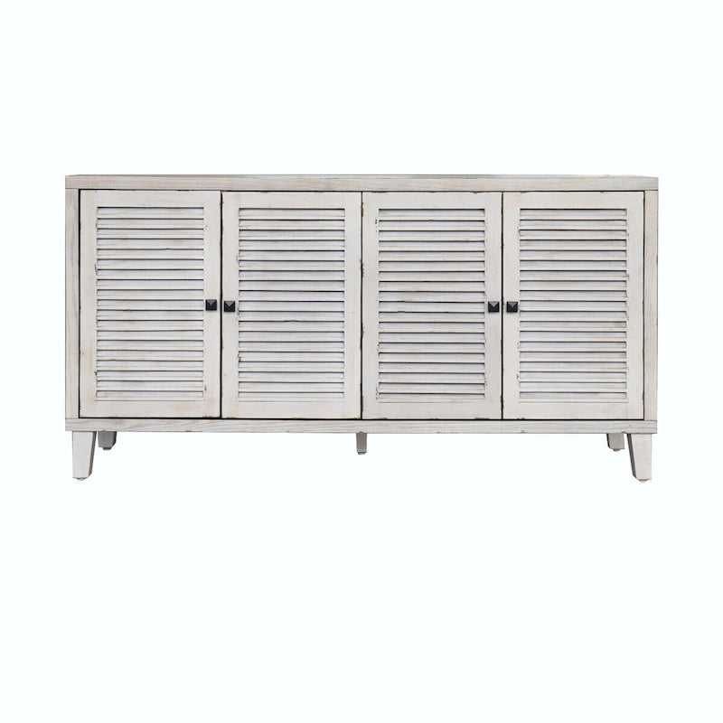 4 Shutter Door Wooden Cabinet Sideboard Buffet