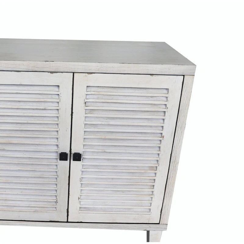 4 Shutter Door Wooden Cabinet Sideboard Buffet