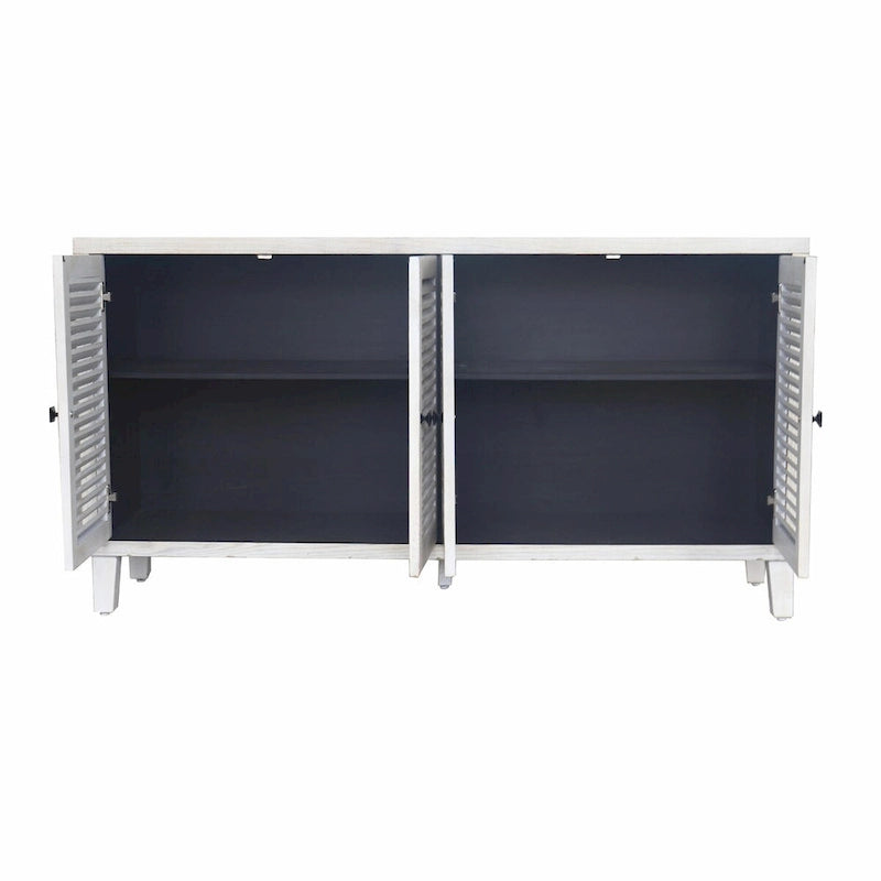 4 Shutter Door Wooden Cabinet Sideboard Buffet