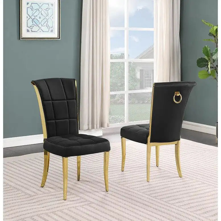 Best Quality Furniture D430/1-SC320-7 Dining Set with 68 White Marble Top