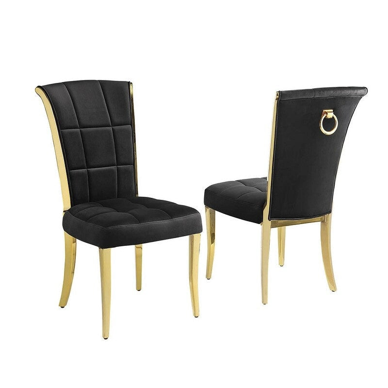 Best Quality Furniture D430/1-SC320-7 Dining Set with 68 White Marble Top