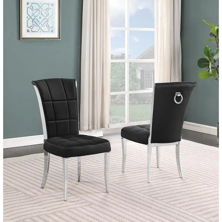 Best Quality Furniture D430/1-SC320-7 Dining Set with 68 White Marble Top