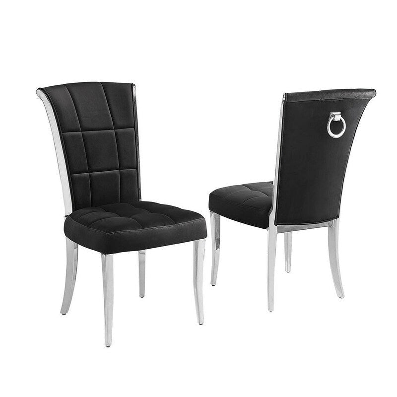 Best Quality Furniture D430/1-SC320-7 Dining Set with 68 White Marble Top
