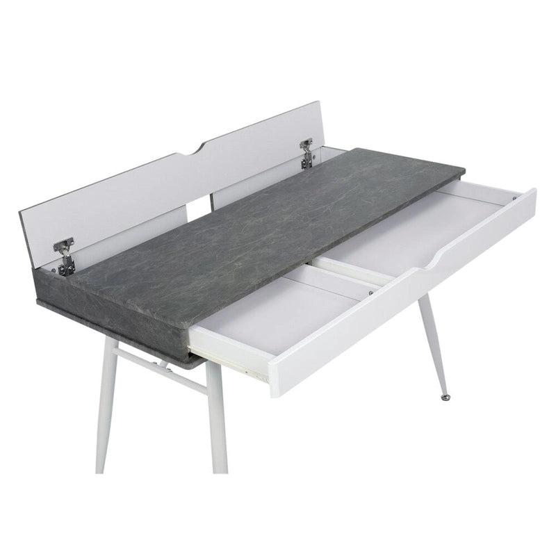 Calico Designs Alcove Modern Desk with Large Split Drawer
