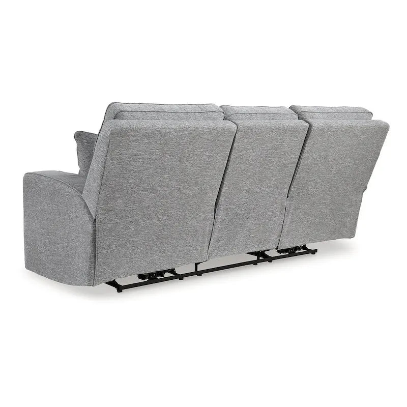 Signature Design by Ashley Biscoe Pewter Power Reclining Sofa - 88 W x 43 D x 42 H