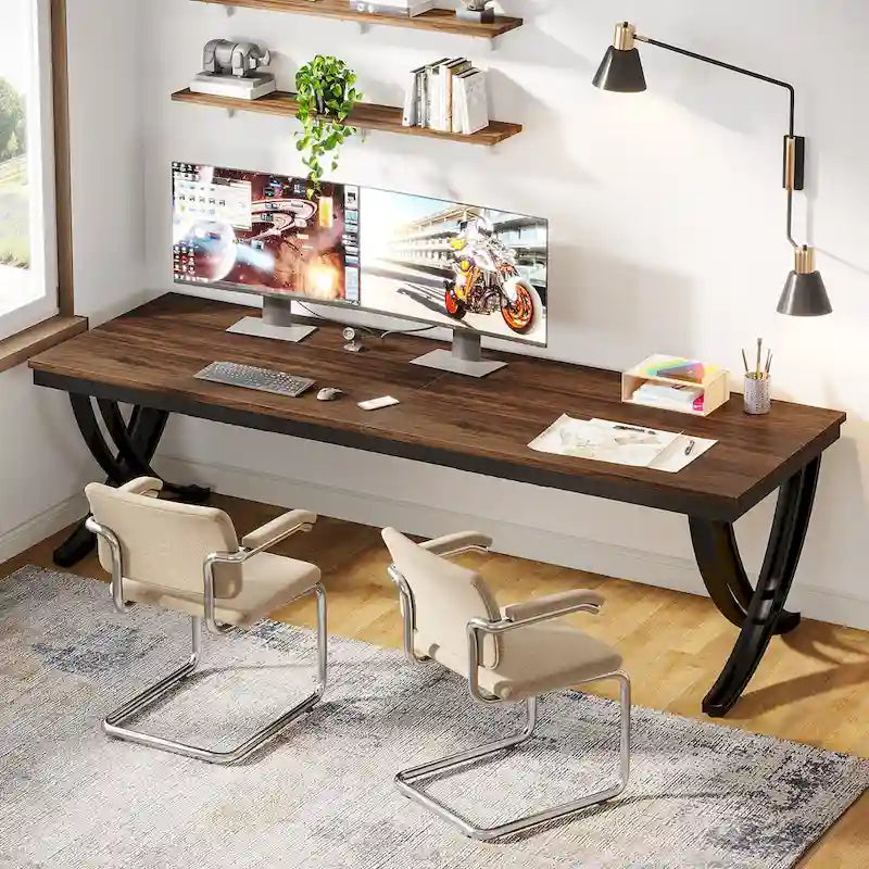 78 Computer Desk for Home Office, Rectangular Writting Table for Study Room