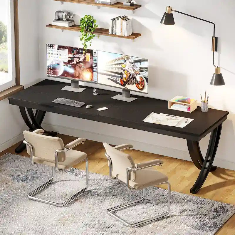 78 Computer Desk for Home Office, Rectangular Writting Table for Study Room