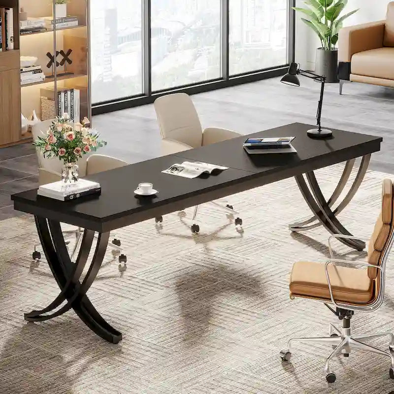 78 Computer Desk for Home Office, Rectangular Writting Table for Study Room