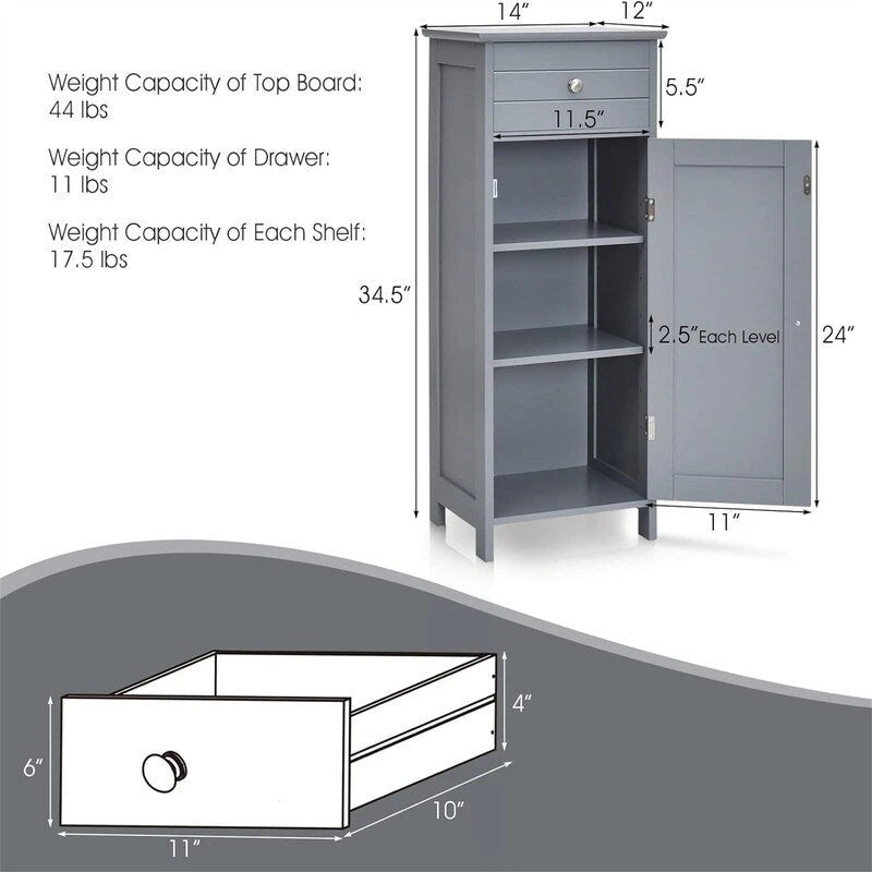 Bathroom Floor Cabinet